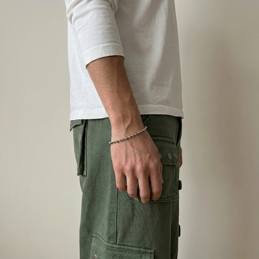 Minimalistisches Edelstahl Armband für Herren – Stone Town Bracelet im modernen und langlebigen Design