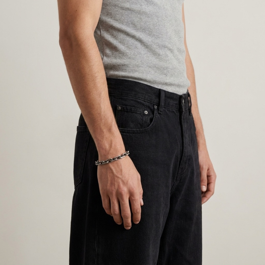 Minimalistisches Edelstahl Armband für Herren – modernes und langlebiges Schmuckstück im Alltag